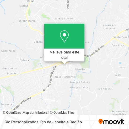 Ric Personalizados mapa