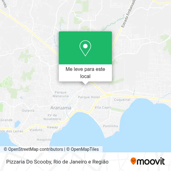 Pizzaria Do Scooby mapa