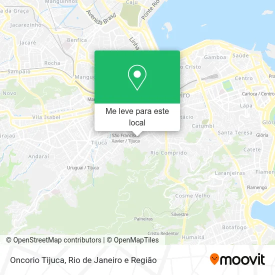 Oncorio Tijuca mapa