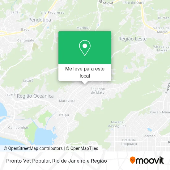 Pronto Vet Popular mapa