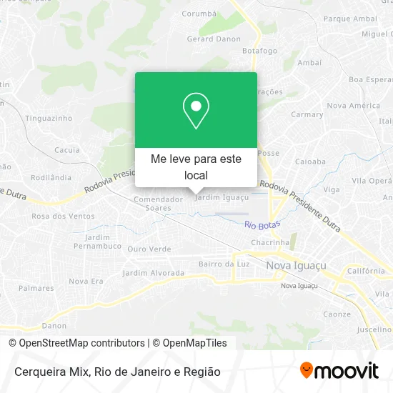 Cerqueira Mix mapa