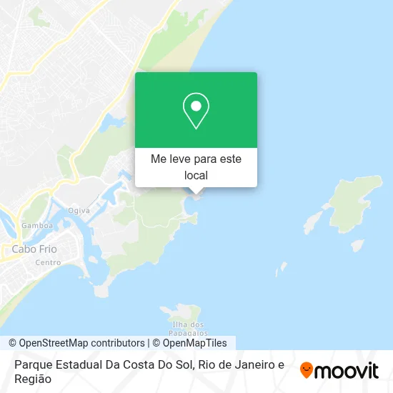 Parque Estadual Da Costa Do Sol mapa