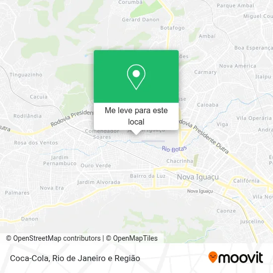 Coca-Cola mapa