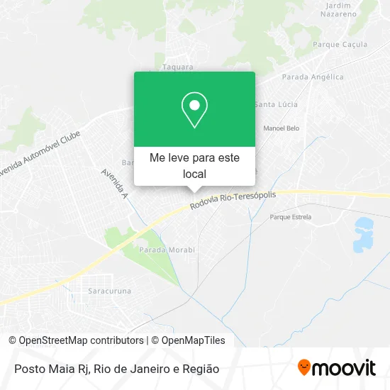 Posto Maia Rj mapa