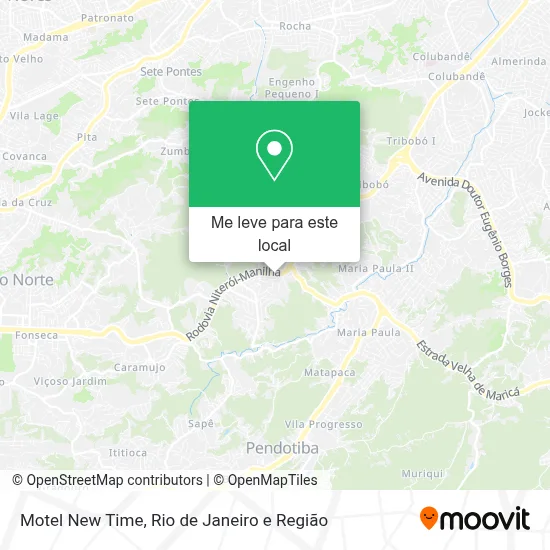 Motel New Time mapa