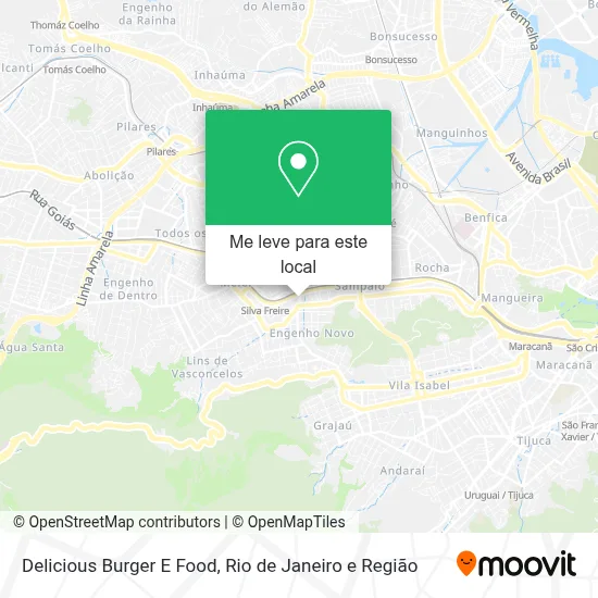 Delicious Burger E Food mapa