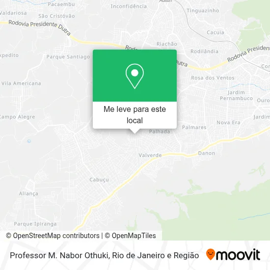 Professor M. Nabor Othuki mapa