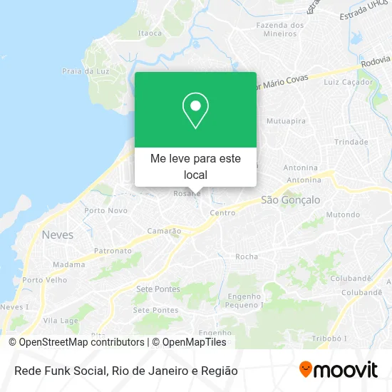 Rede Funk Social mapa