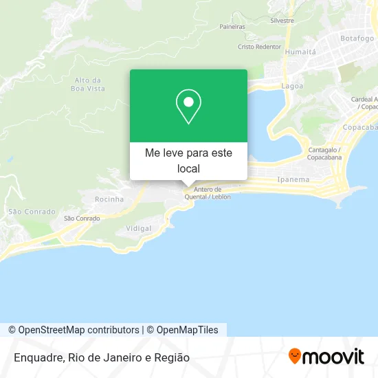 Enquadre mapa