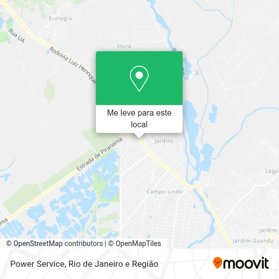 Power Service mapa