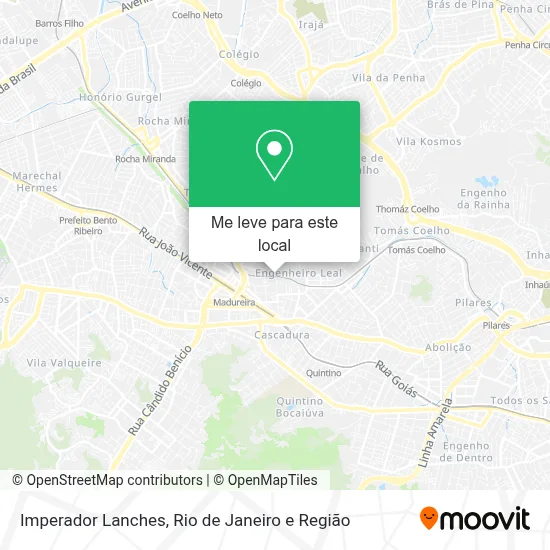 Imperador Lanches mapa
