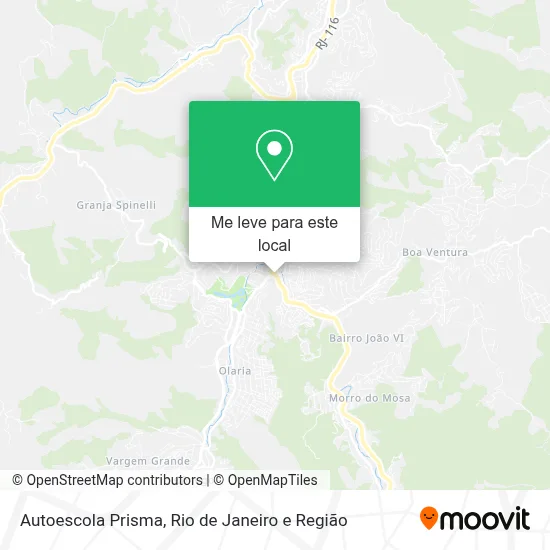 Autoescola Prisma mapa