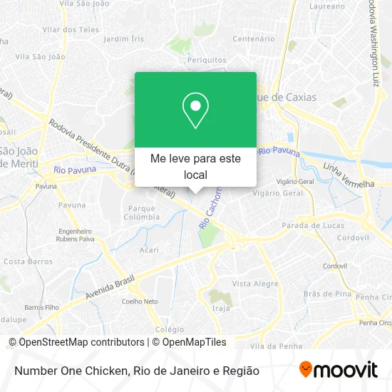 Number One Chicken mapa