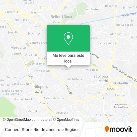 Connect Store mapa