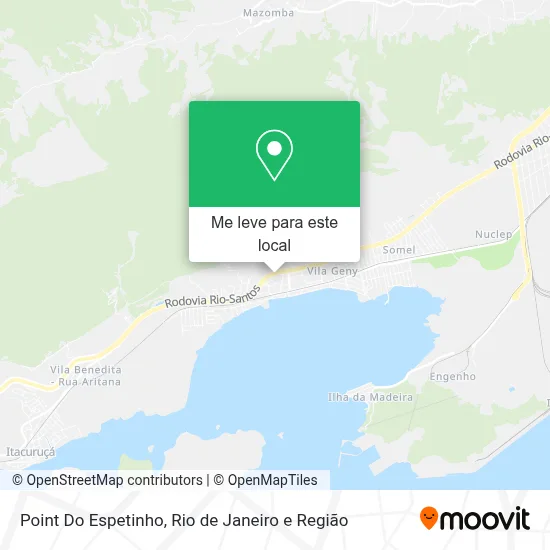 Point Do Espetinho mapa