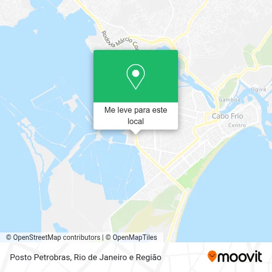 Posto Petrobras mapa