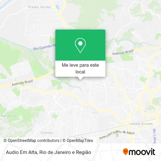 Audio Em Alta mapa