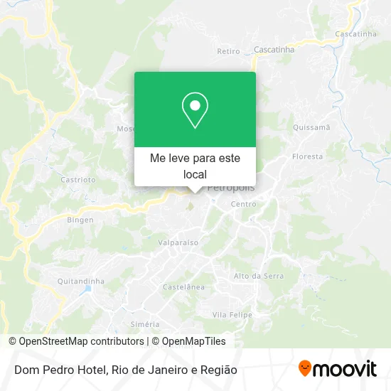 Dom Pedro Hotel mapa