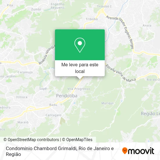 Condomínio Chambord Grimaldi mapa