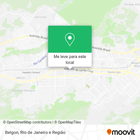 Belgon mapa
