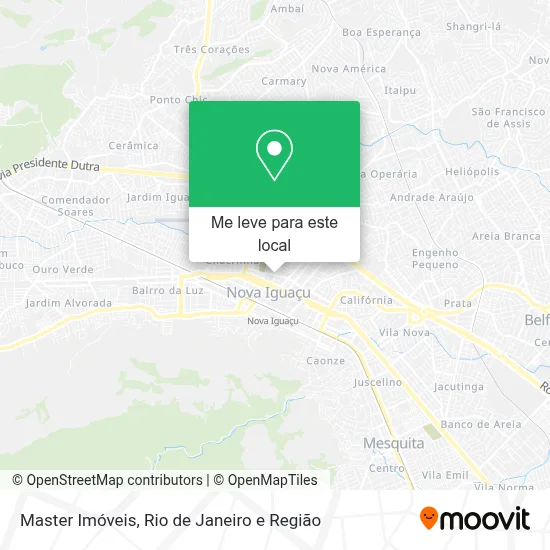 Master Imóveis mapa