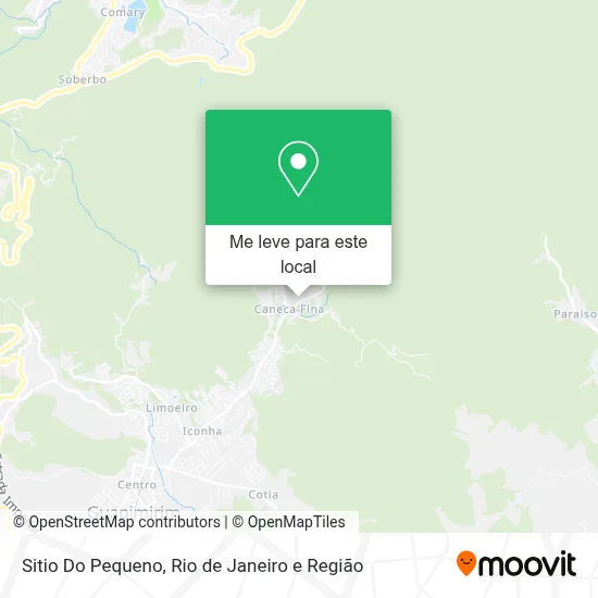 Sitio Do Pequeno mapa