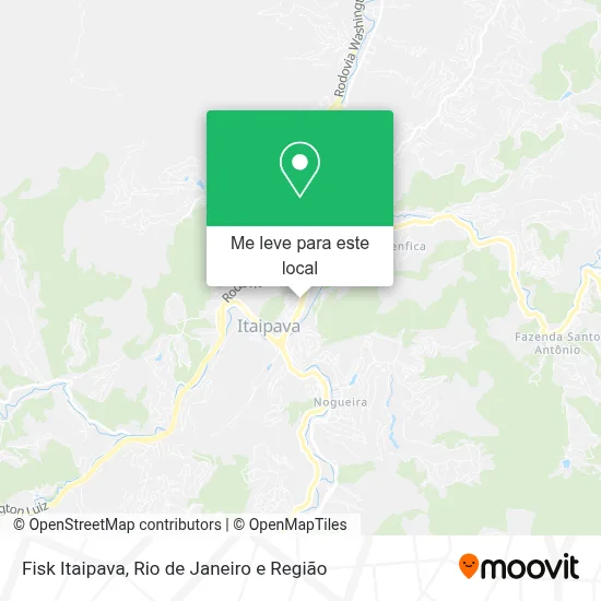 Fisk Itaipava mapa