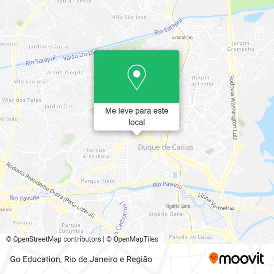 Go Education mapa