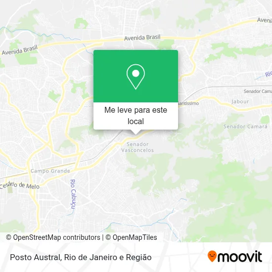 Posto Austral mapa