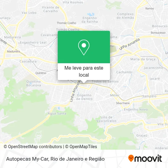 Autopecas My-Car mapa