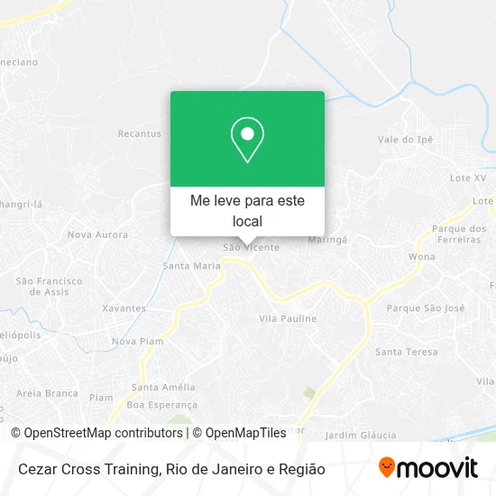 Cezar Cross Training mapa