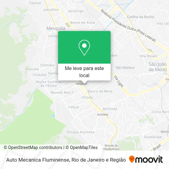 Auto Mecanica Fluminense mapa