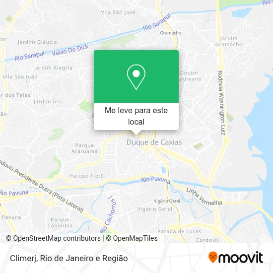 Climerj mapa