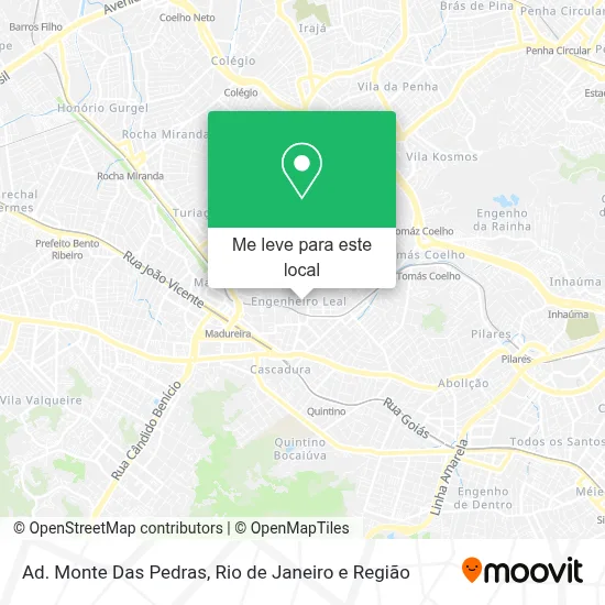 Ad. Monte Das Pedras mapa