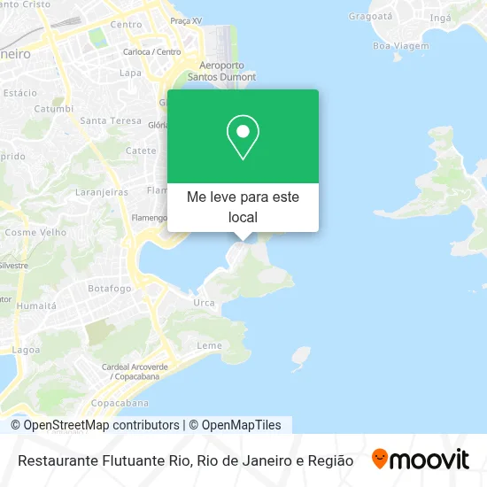 Restaurante Flutuante Rio mapa