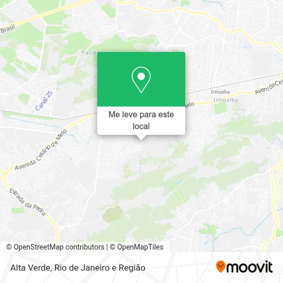 Alta Verde mapa