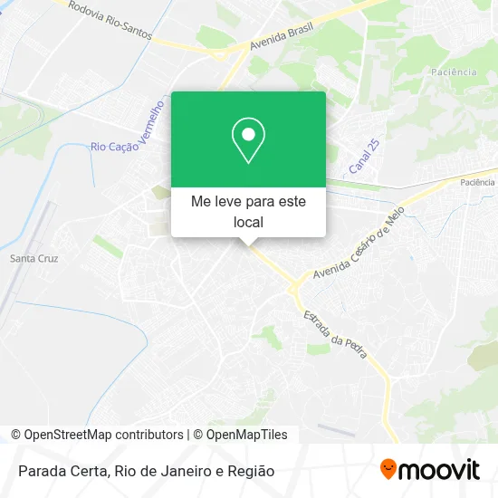 Parada Certa mapa