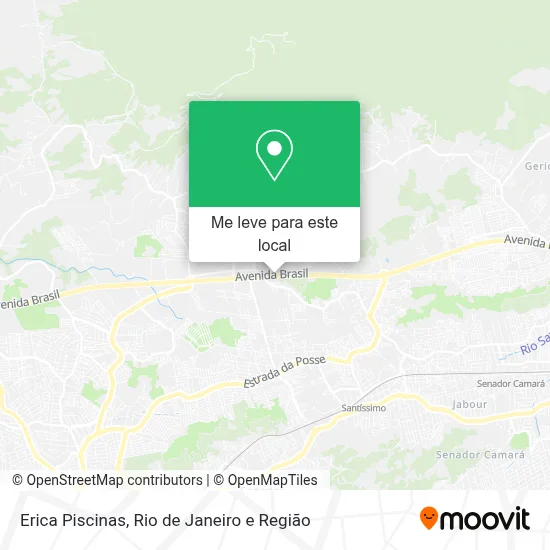 Erica Piscinas mapa