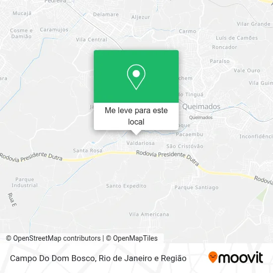 Campo Do Dom Bosco mapa
