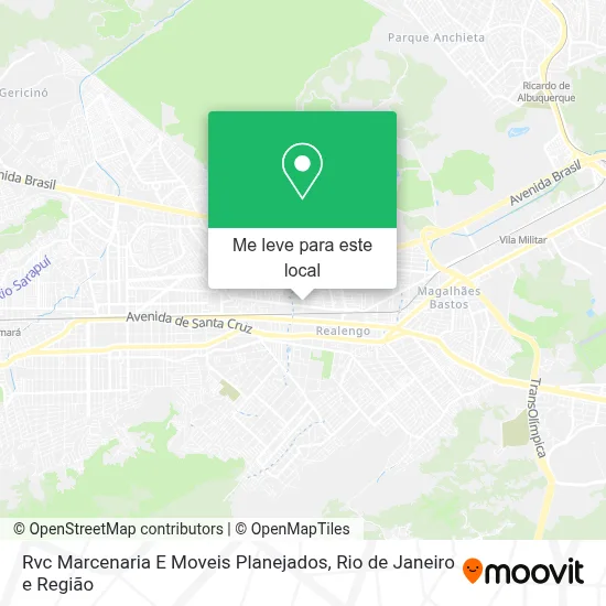 Rvc Marcenaria E Moveis Planejados mapa
