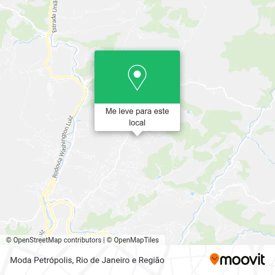 Moda Petrópolis mapa