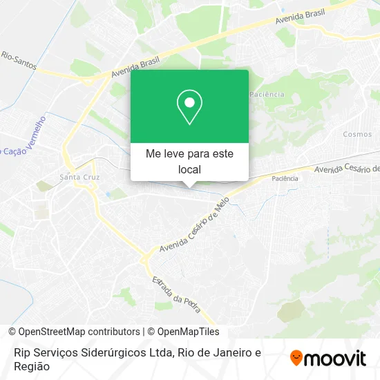 Rip Serviços Siderúrgicos Ltda mapa