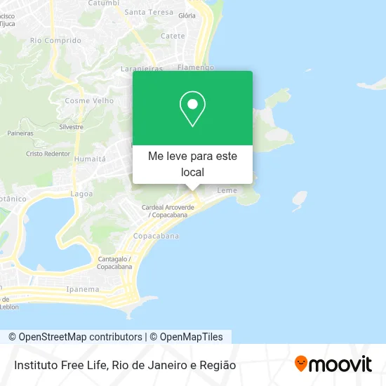 Instituto Free Life mapa