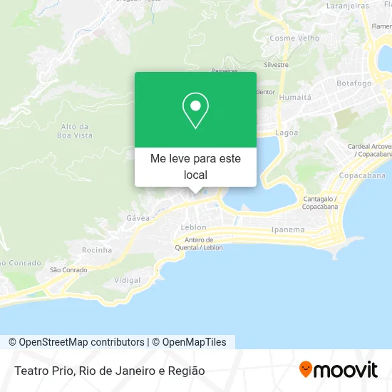 Teatro Prio mapa