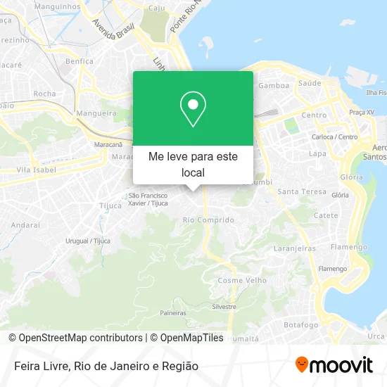 Feira Livre mapa