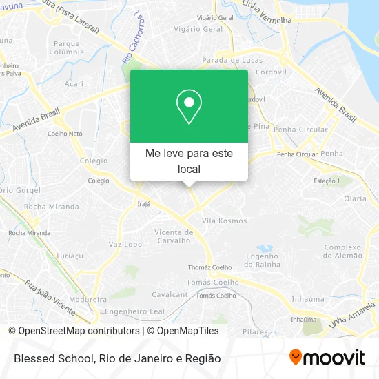 Blessed School mapa