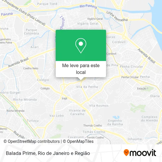 Balada Prime mapa