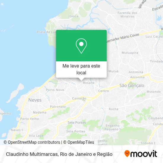 Claudinho Multimarcas mapa