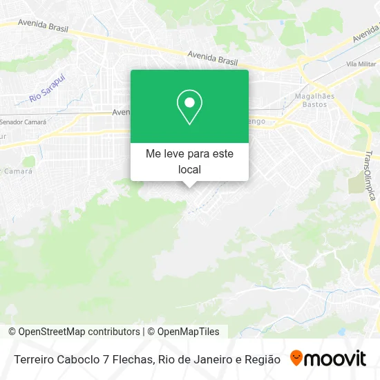 Terreiro Caboclo 7 Flechas mapa