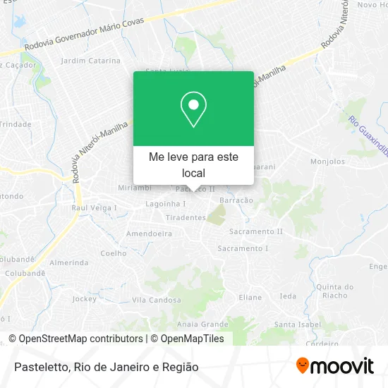 Pasteletto mapa